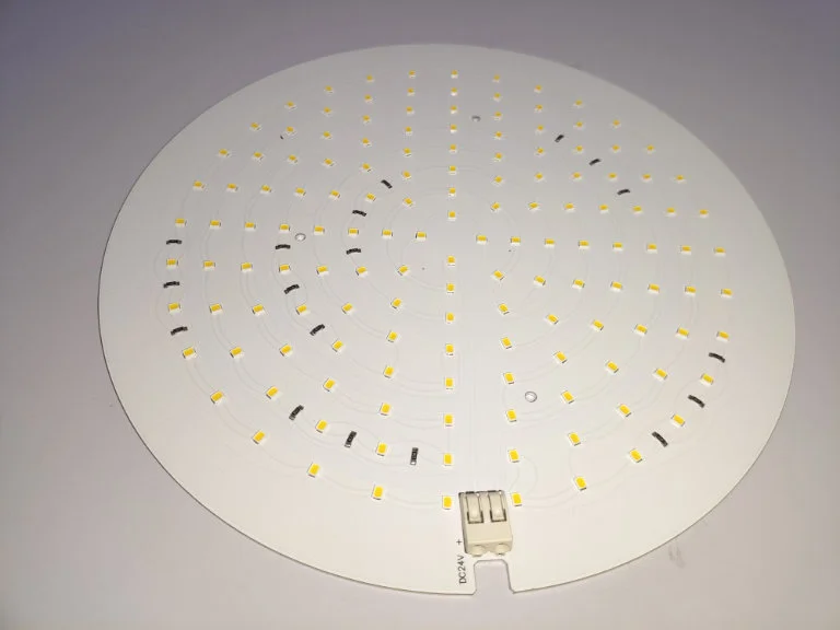 Round mono color LED panel