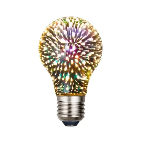A19 Silver Half Chrome Mirror Bulb