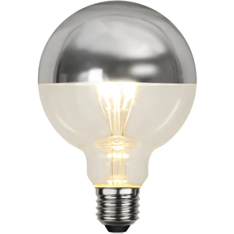 G80 Silver Half Chrome Mirror Bulb