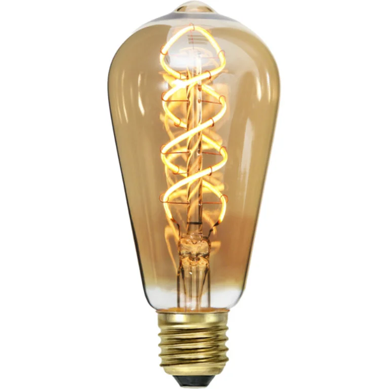 ST64 Spiral Vintage LED Bulb